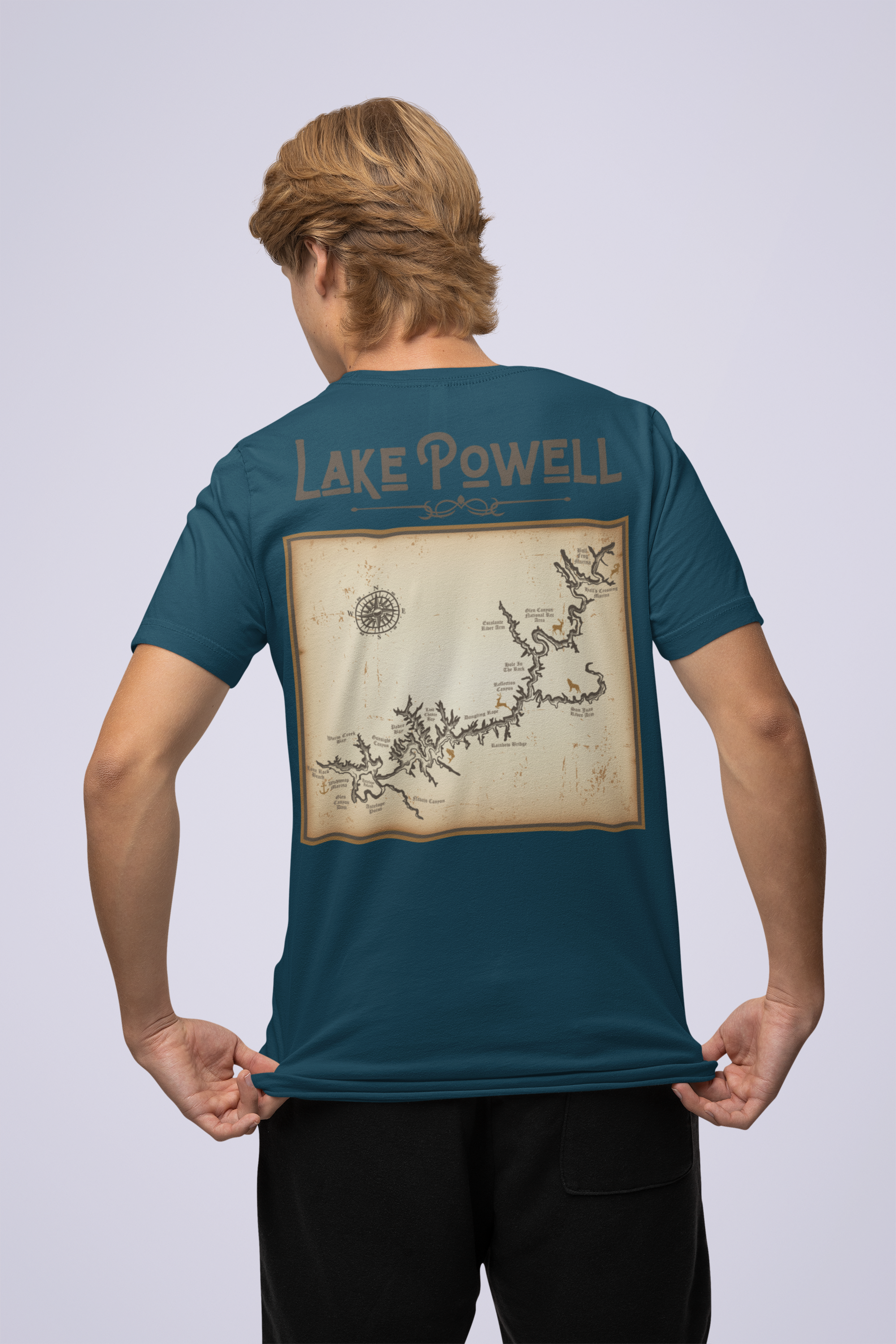 Lake Powell Map Shirt