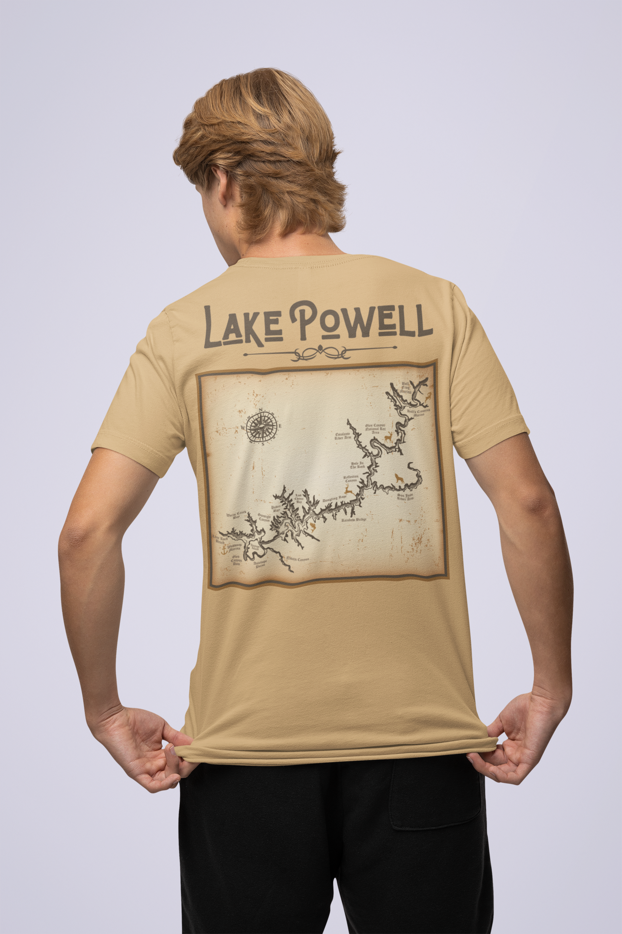 Lake Powell Map Shirt